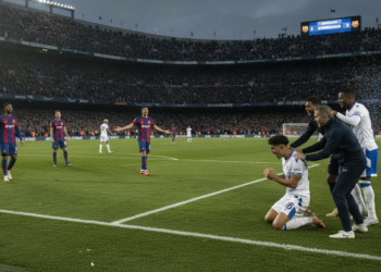 Barcelona held 2-2 by Birmingham as 18-year-old Abdelkarim nets twice