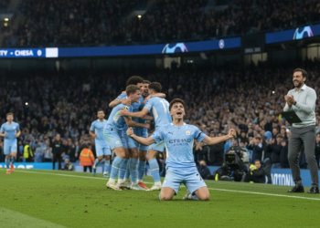 Manchester City youngster Mubama nets first goal of Enzo Maresca era