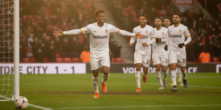 Danjuma nets on return as Valencia draw 1-1 at Stoke
