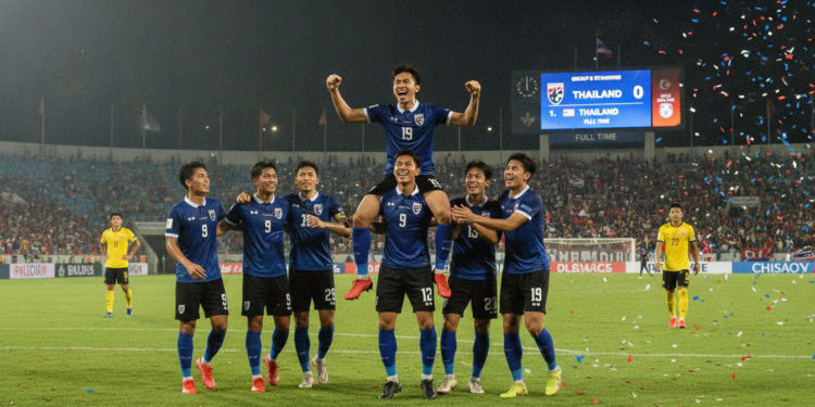 Thailand moves atop ASEAN Hyundai Cup Group B after 2-0 win over Malaysia