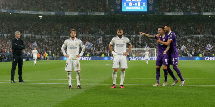 Real Madrid surrender two-goal lead to draw 2-2 with Fiorentina