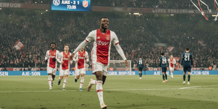 Arokodare announces arrival with Ajax debut goal in 3-1 win