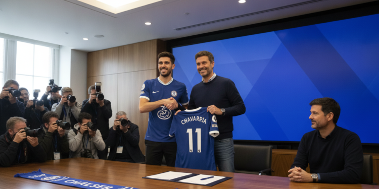 Chelsea complete signing of Pep Chavarría from Rayo Vallecano for £21m
