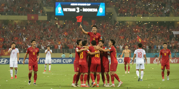 Vietnam defeats Indonesia 3-0 to top Group A in ASEAN Hyundai Cup