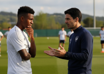 Arsenal pursue Vinicius Junior as Arteta personally courts Real Madrid winger