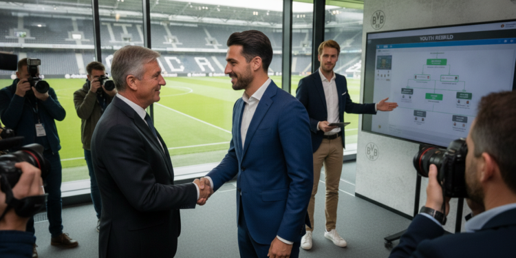 Borussia Dortmund signs Konstantinos Karetsas as Sporting Director Nils Ole Book drives youth rebuild