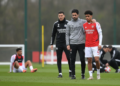 Arsenal pursue Ezri Konsa after Saliba injury amid Guimaraes talks