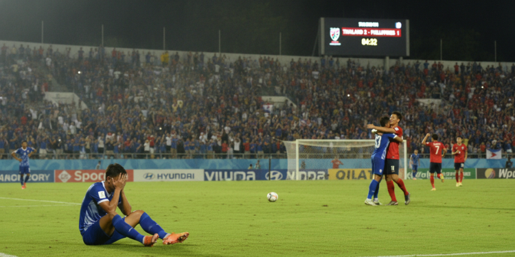 Philippines' ASEAN Hyundai Cup semi-final hopes derailed by 84th-minute Thailand header