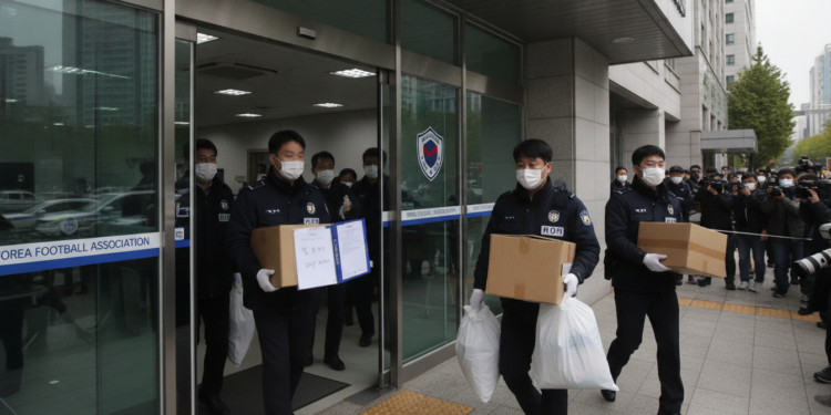 South Korea police raid KFA over probe into Hong Myung-bo appointment