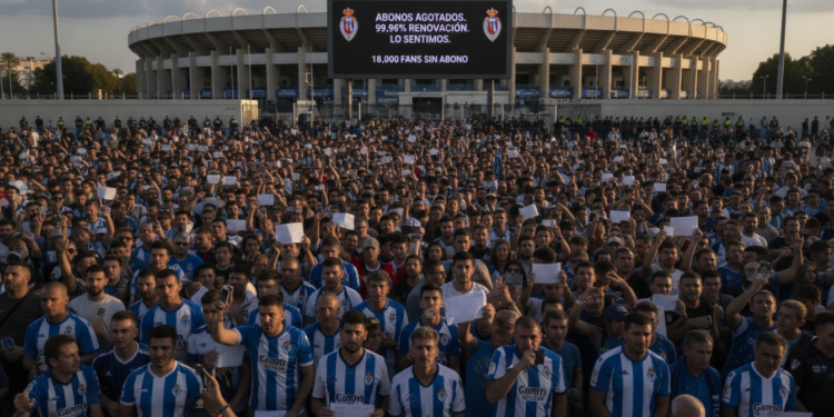 Málaga confirms 99.96% season-ticket renewals as 18,000 fans miss out