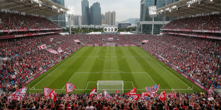 Bayern Munich fans pack Kai Tak for Audi Summit clash with Villa