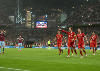 FC Bayern secure 2-1 win over Aston Villa in Hong Kong