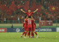 Vietnam clinches Group A with Đình Bắc brace to beat Cambodia